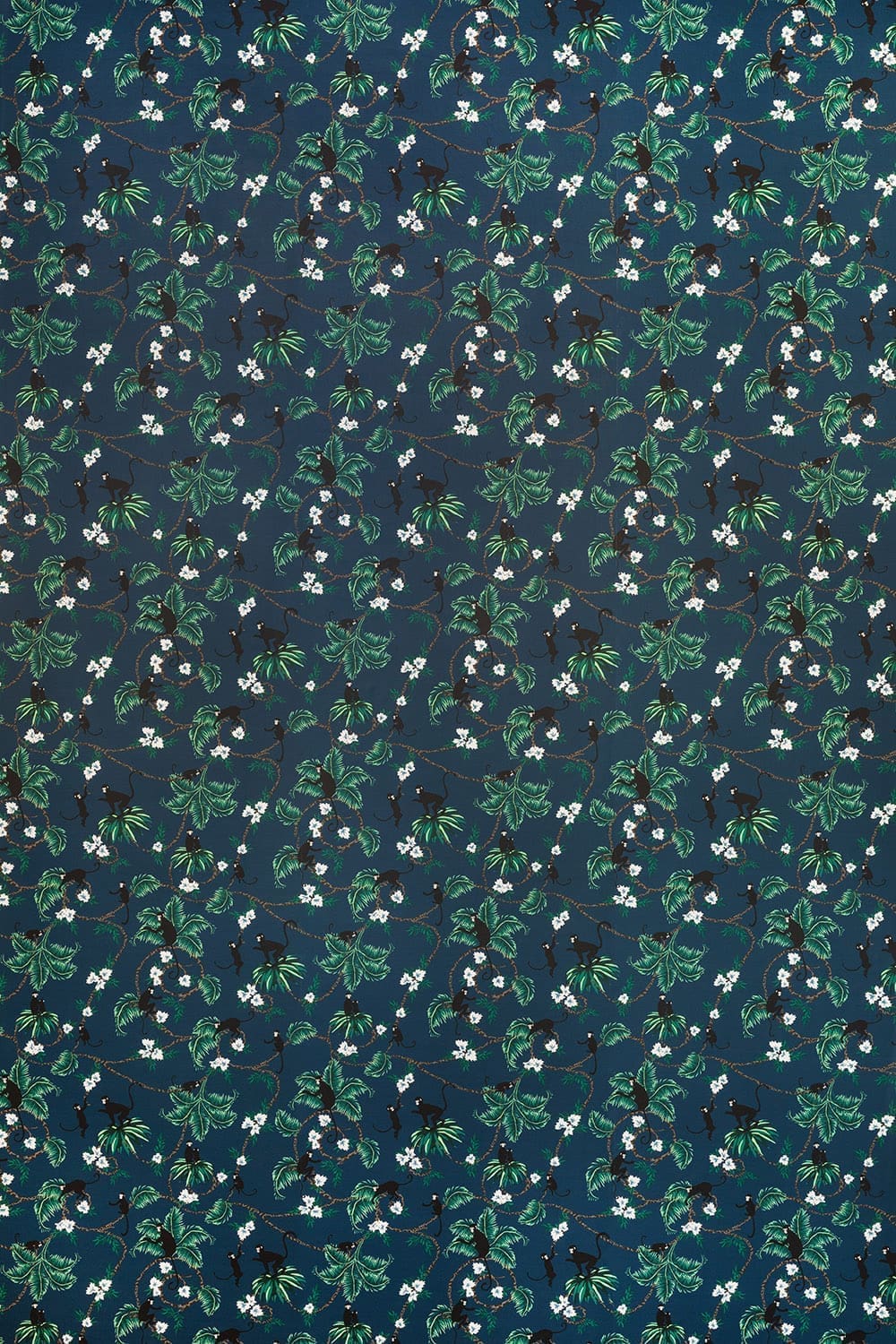 Monkey Wallpaper by Barneby Gates Dutch Blue