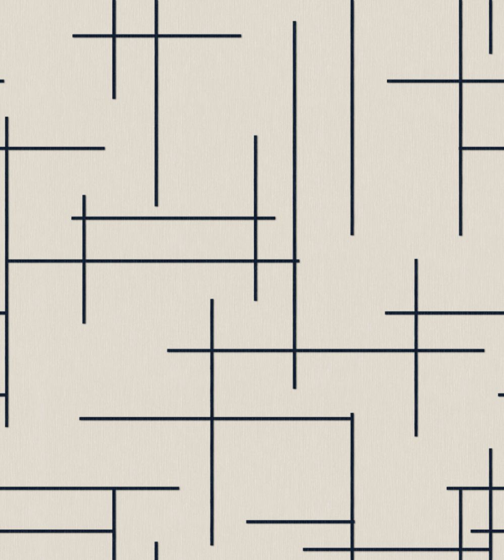 Monoclinic Wallpaper by Coordonne Navy
