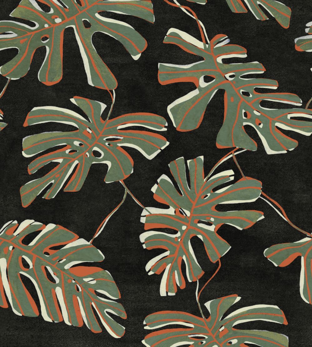 Monstera Wallpaper by Tres Tintas Ebano