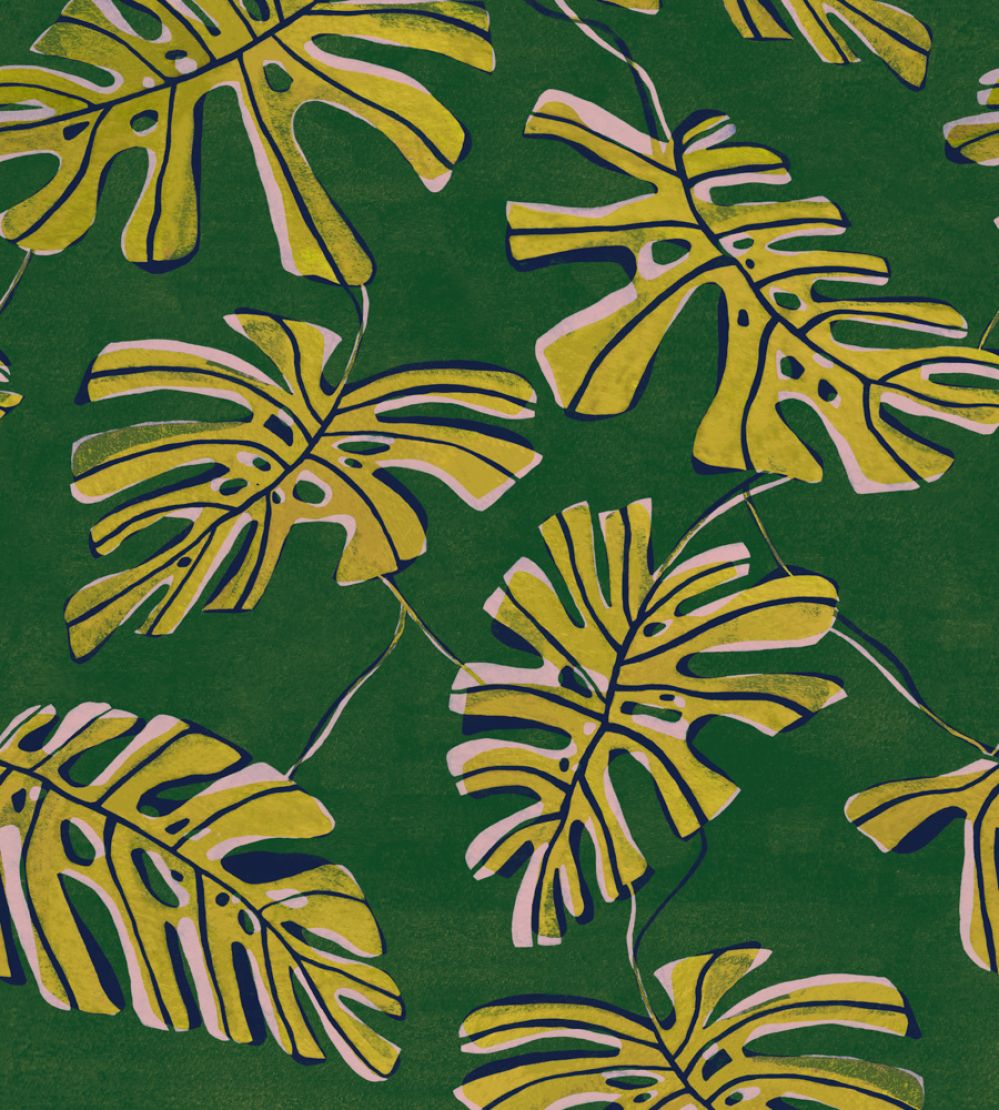 Monstera Wallpaper by Tres Tintas Verde