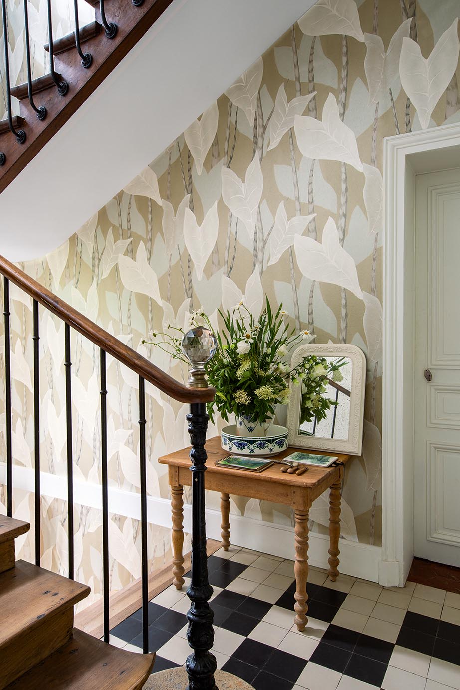Monstera Wallpaper by Pierre Frey shown in a room setting (view 1)