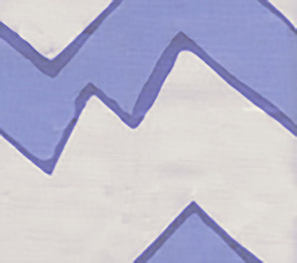 Montecito Zig Zag Periwinkle fabric by Alan Campbell
