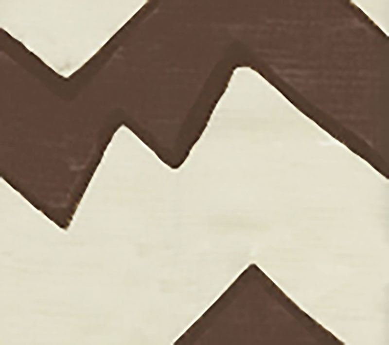 Montecito Zig Zag Browns fabric by Alan Campbell
