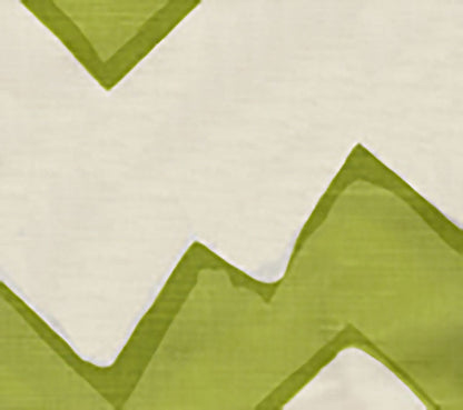 Montecito Zig Zag Chartreuse fabric by Alan Campbell
