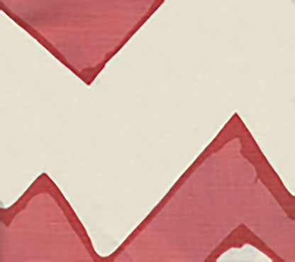 Montecito Zig Zag Coral (AC260-10) fabric by Alan Campbell