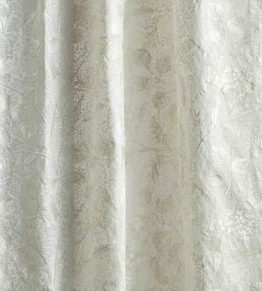 Monterey Bloom Fabric by Sanderson Seaspray White