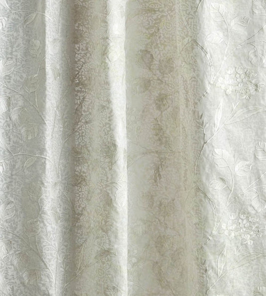 Monterey Bloom Fabric by Sanderson Seaspray White