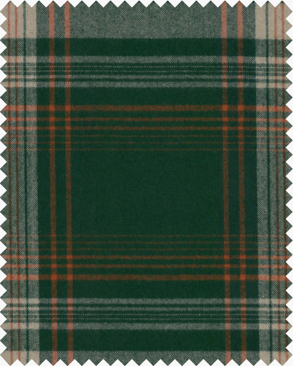 Monterey Plaid Green fabric by MINDTHEGAP
