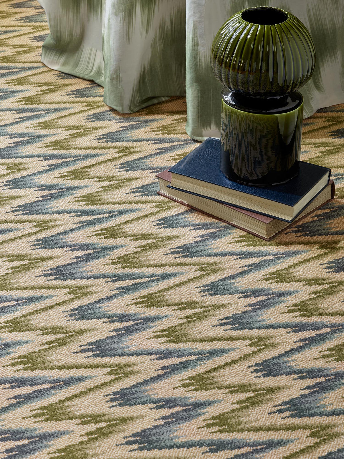 Montlivaut Rug by Braquenié shown in a room setting (view 1)