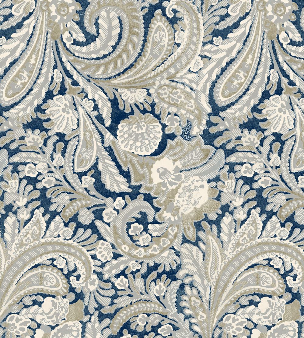 Montrose Fabric by Arley House Navy