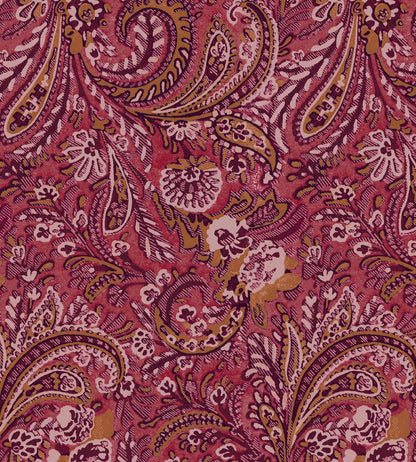 Montrose Fabric by Arley House Rich Pink