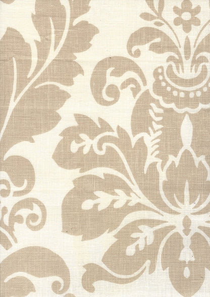 Monty Greige on Tint fabric by Quadrille
