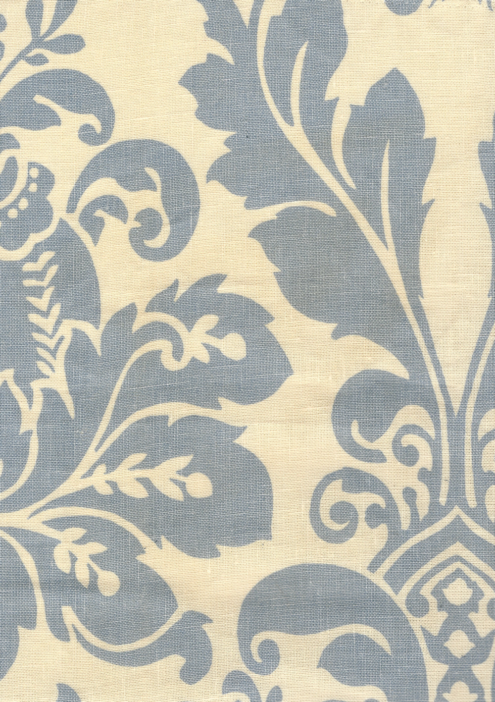 Monty China Blue on Tint fabric by Quadrille