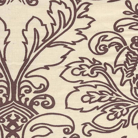 Monty Outline New Brown fabric by Quadrille