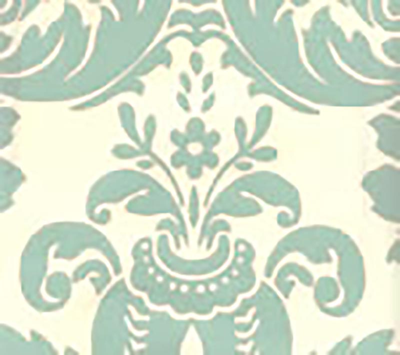 Monty French Green wallpaper by Quadrille