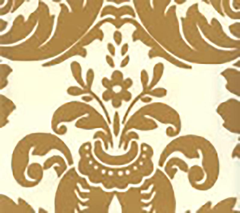 Monty Gold Metallic wallpaper by Quadrille