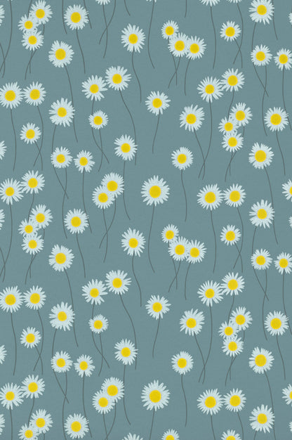 Moon Daisies wallpaper by Little Greene in Etruria