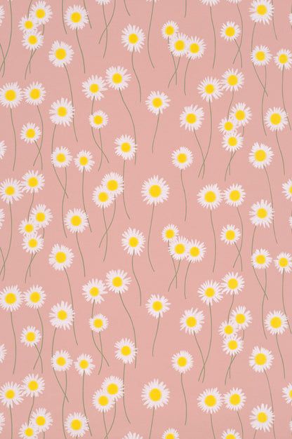 Moon Daisies wallpaper by Little Greene in Hellebore