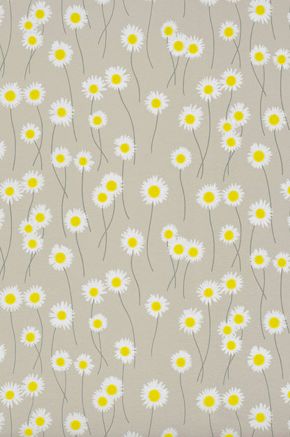 Moon Daisies wallpaper by Little Greene in Slaked Lime