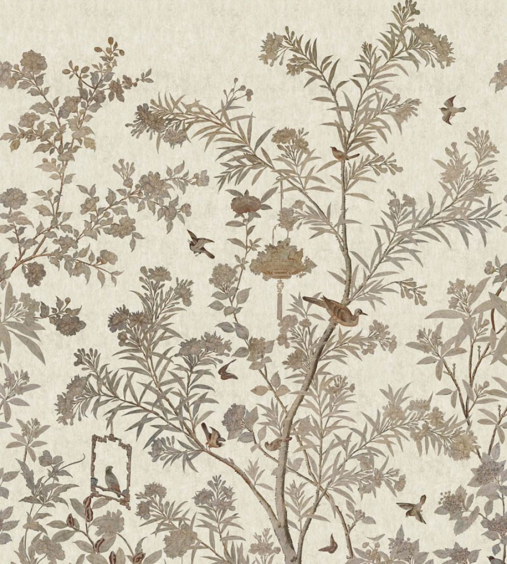 Moor Park Mural by 1838 Wallcoverings Oyster