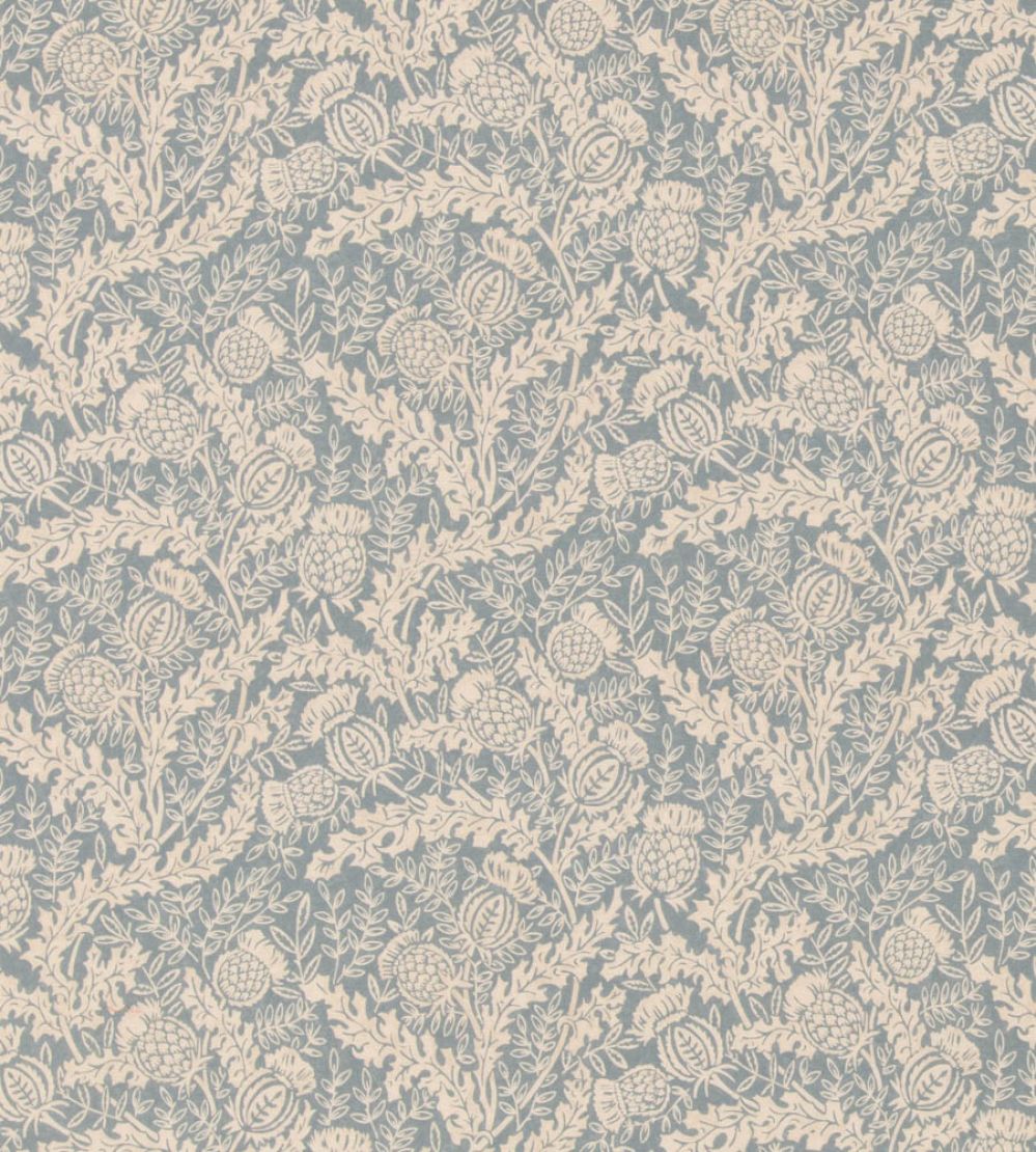 Moorland Fabric by Mulberry Home Blue