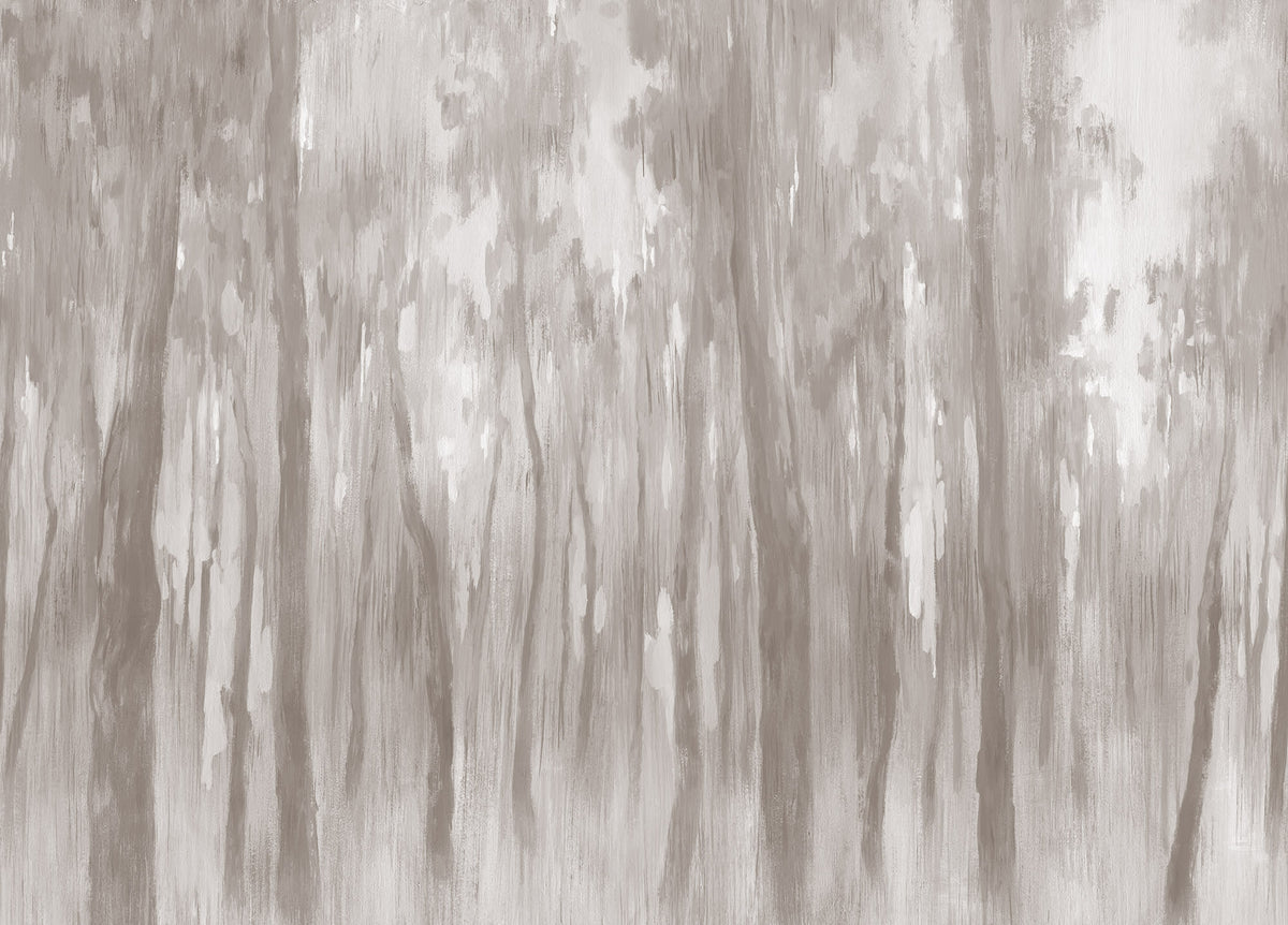 Morning Forest Beige mural by Rebel Walls