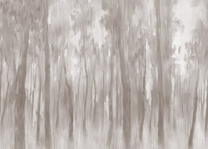 Morning Forest Beige mural by Rebel Walls