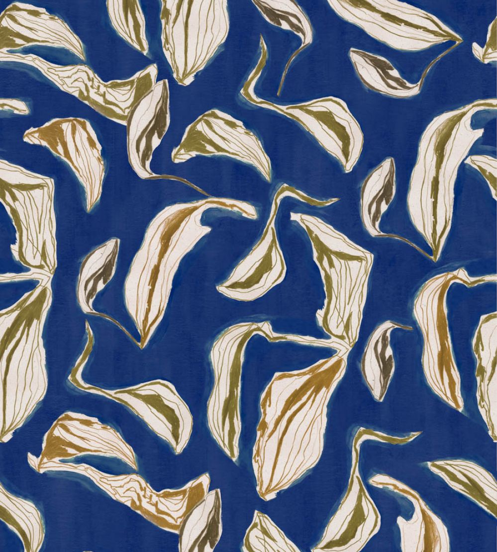 Moroccan Branches Wallpaper by Coordonne Blue