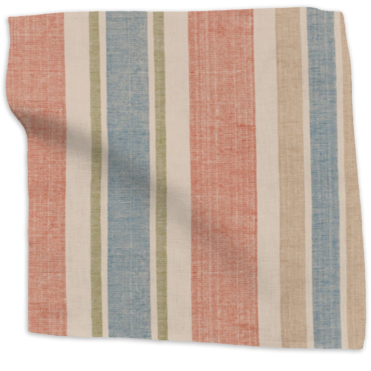 Moroccan Stripe Fabric by Kathryn M. Ireland in Flame