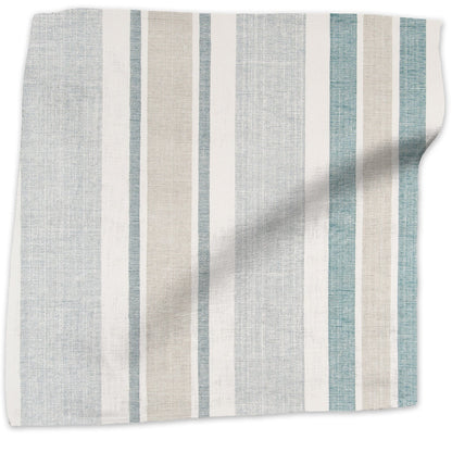 Moroccan Stripe Fabric by Kathryn M. Ireland in Sky Blue