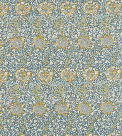 Kennet Fabric by Morris & Co Sea Blue/Lichen