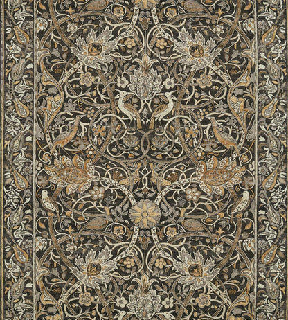 Bullerswood Fabric by Morris & Co Charcoal/Mustard