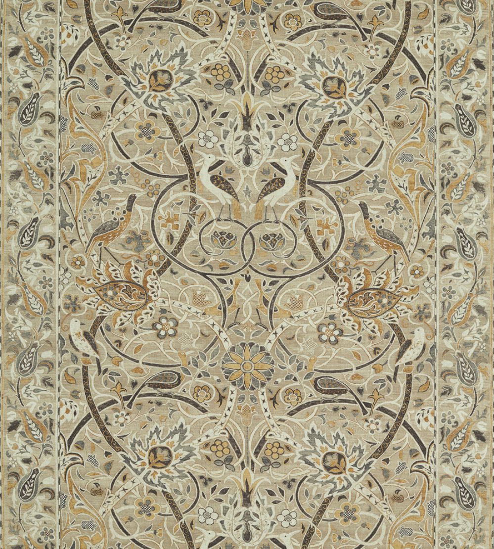 Bullerswood Fabric by Morris & Co Stone/Mustard