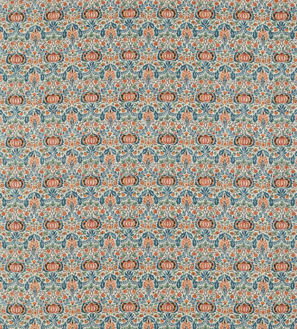 Little Chintz Fabric by Morris & Co Teal/Saffron