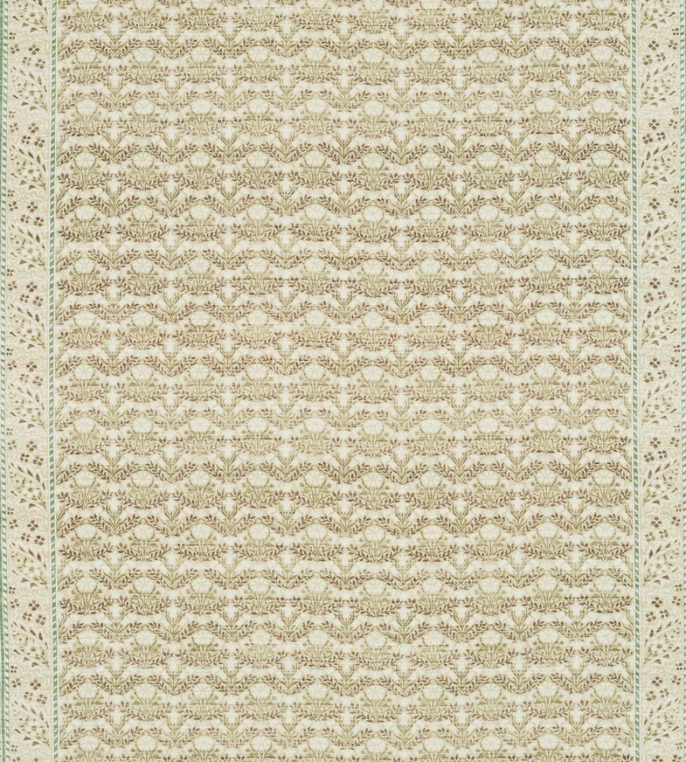 Morris Bellflowers Fabric by Morris & Co Fennel/Grey