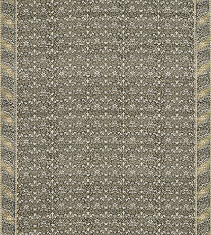 Morris Bellflowers Fabric by Morris & Co Charcoal/Olive