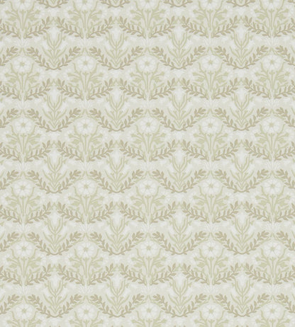 Morris Bellflowers Wallpaper by Morris & Co Manilla/Olive