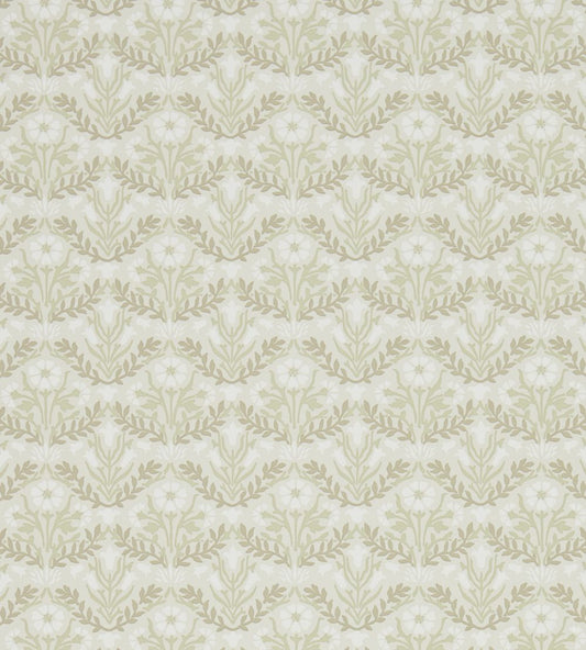 Morris Bellflowers Wallpaper by Morris & Co Manilla/Olive