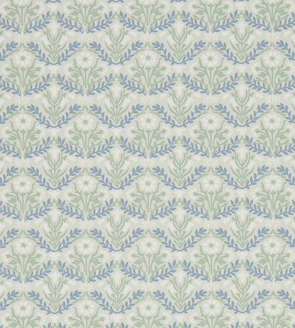Morris Bellflowers Wallpaper by Morris & Co Grey/Fennel