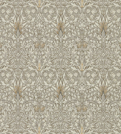 Snakeshead Wallpaper by Morris & Co Stone/Cream