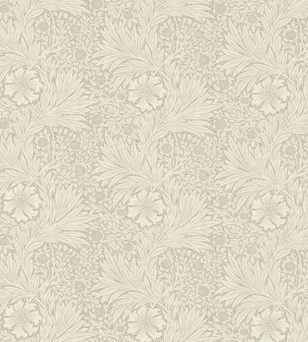 Marigold Fabric by Morris & co Linen/Ivory