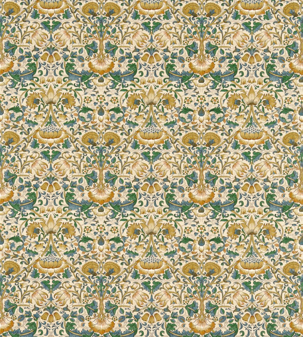 Lodden Fabric by Morris & Co Manilla/Bayleaf