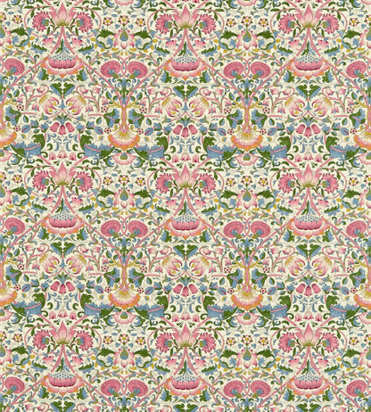 Lodden Fabric by Morris & Co Blush/Woad