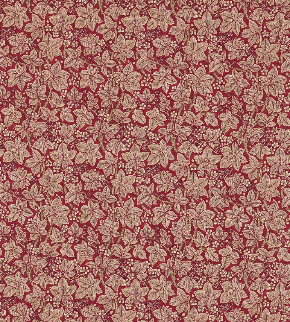 Bramble Fabric by Morris & Co Wine/Thyme