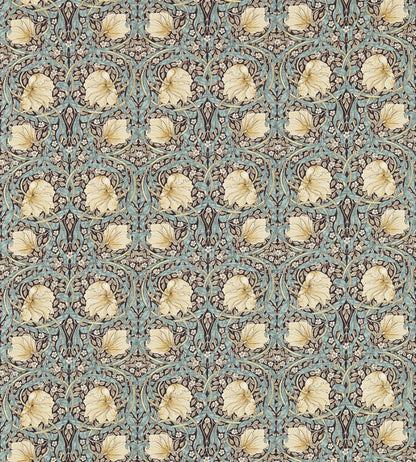 Pimpernel Fabric by Morris & Co Bullrush/Slate