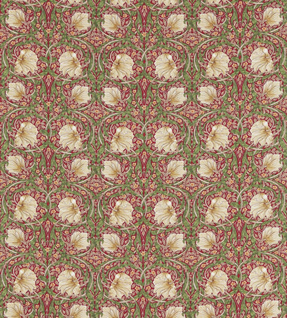 Pimpernel Fabric by Morris & Co Red/Thyme