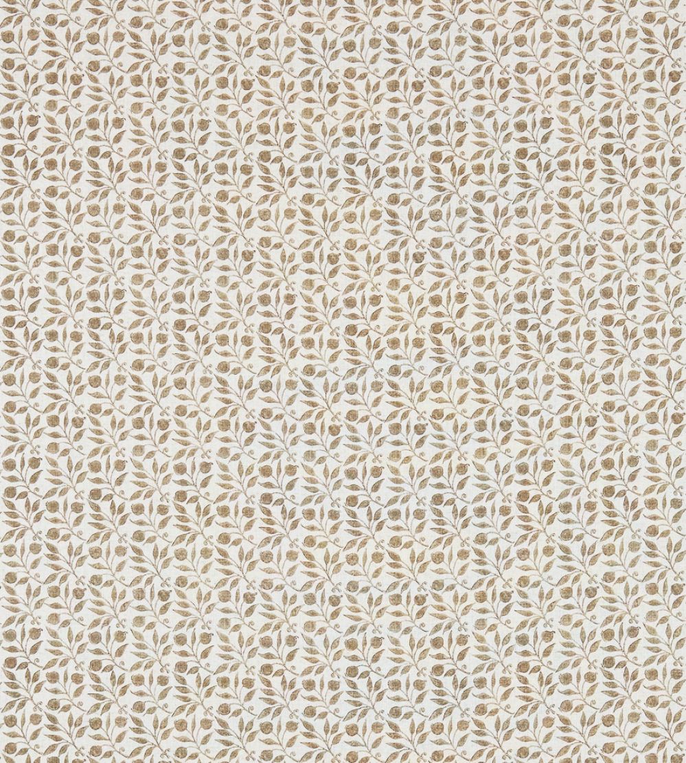 Rosehip Fabric by Morris & Co Linen/Ecru