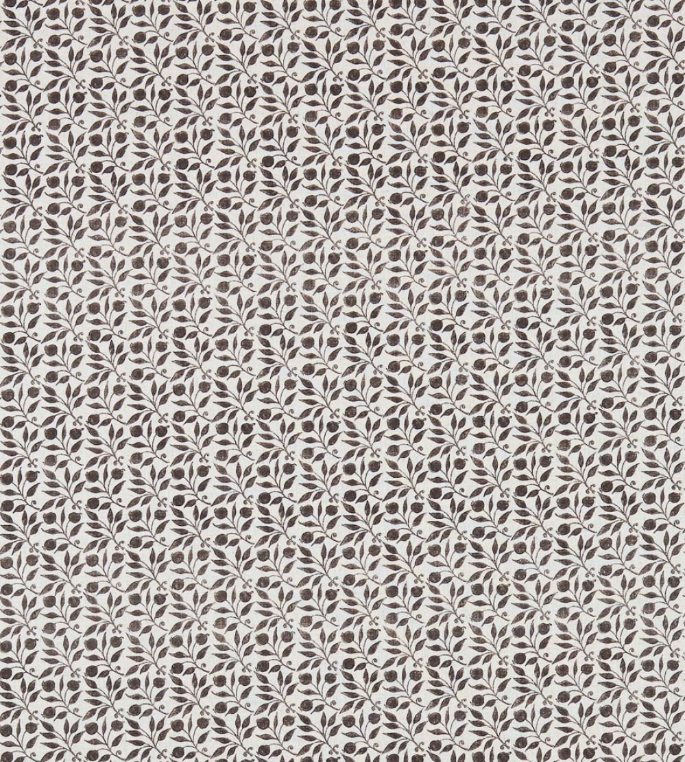 Rosehip Fabric by Morris & Co Black/Ecru