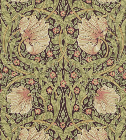 Pimpernel Wallpaper by Morris & Co Bullrush/Russet
