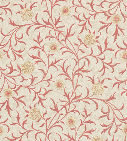 Scroll Wallpaper by Morris & Co Light Brick/Buff